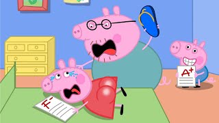 George Is Smart And Peppa Is A Bad Student, Right? | Peppa Pig Funny Animation