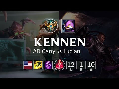 Kennen Bot vs Lucian - NA Challenger Patch 8.21