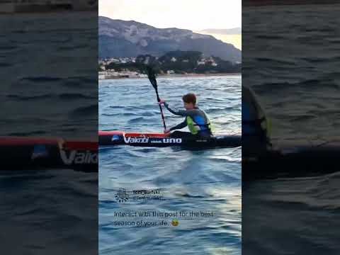 Surfski upwind paddling 🌊