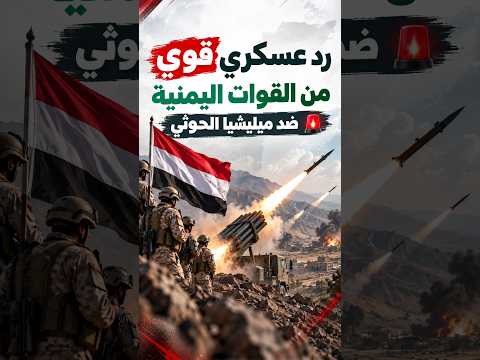 رد عسكري بعد تصعيد وانتهاكات ميليشيا الحوثي 🚨 #shorts
