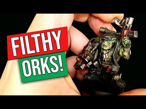 Grimdark Ork Kommandos Kill Team Painting #ORKTOBER