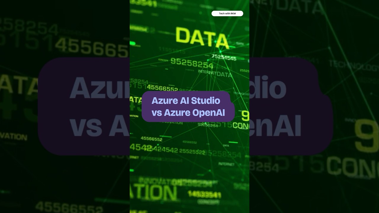 Azure AI Studio vs Azure OpenAI — same AI, different purpose.