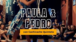 Paula Pandol y Pedro Farias con Cachivache Quinteto