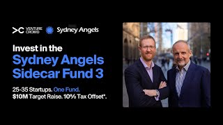 Sydney Angels Sidecar Fund 3 Launch Event | VentureCrowd
