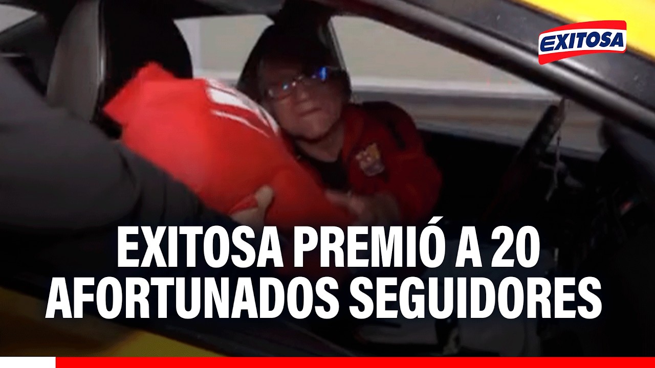 🔴🔵 Exitosa premia tu fiel sintonía con regalos sorpresa para los primeros 20 conductores