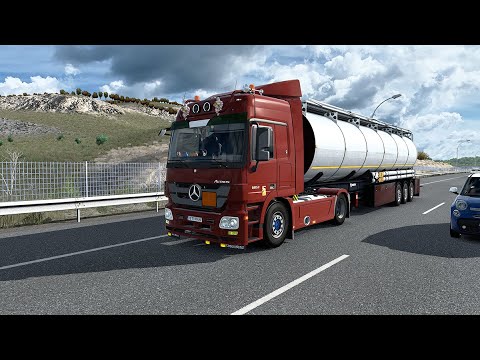 ETS2 1.42 - Euro Truck Simulator 2 - Mercedes-Benz Actros MP3 - Madrid (E) to Granada (E)