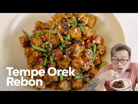 Spicy Sweet Tempeh with Dried Shrimp