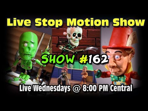 Live Stop Motion Chat Podcast #162 Sculpting and Molding our Puppet Face