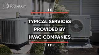 Typical Services Provided by HVAC Companies