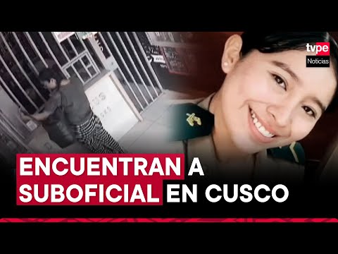 Cusco: suboficial PNP desaparecida en SJL es encontrada en agente bancario
