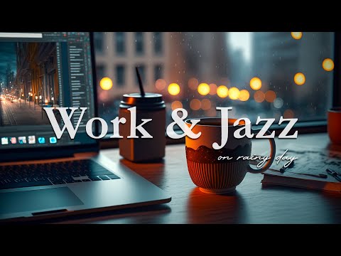 [Плейлист] Успокаивающий 24-часовой плейлист джазовой музыки и звуки дождя для работы ☕🎧