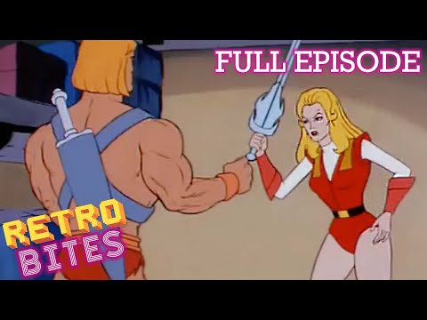 He-Man fights twin sister Adora for the first time | She-Ra | Retro Bites