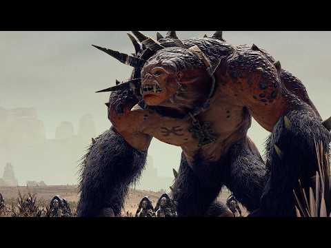 EMPIRE vs LIZARDMEN - TotalWar Warhammer 3 cinematic battle