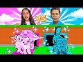 CHICOS Vs CHICAS En DOS FILAS En Steal A Brainrot ANGI FIRE Y TILIN
