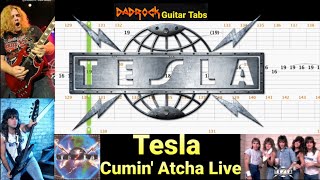 Comin&#39; Atcha Live - Tesla - lead Guitar TABS Lesson