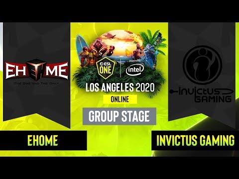 Dota2 - EHOME vs.  Invictus Gaming - Game 1 - Group Stage - CN - ESL One Los Angeles