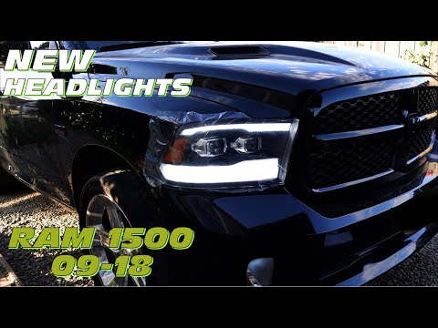 RAM R/T GETS NEW ALPHAREX HEADLIGHTS (09-18)
