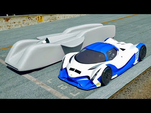 Devel Sixteen vs Mercedes-Benz T80 Rekordwagen - Drag Race 24 KM