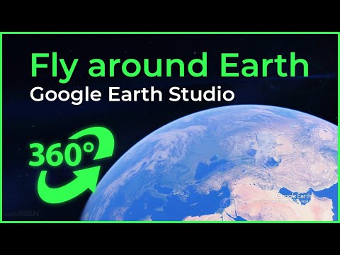 Fly Around the World VR 360 - Google Earth Studio