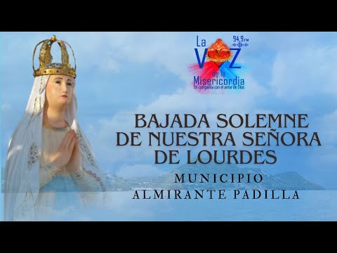 👑Bajada Solemne de Nstra. Sra. De Lourdes • Municipio Insular Almirante Padilla 🩵 (31/01/2025)