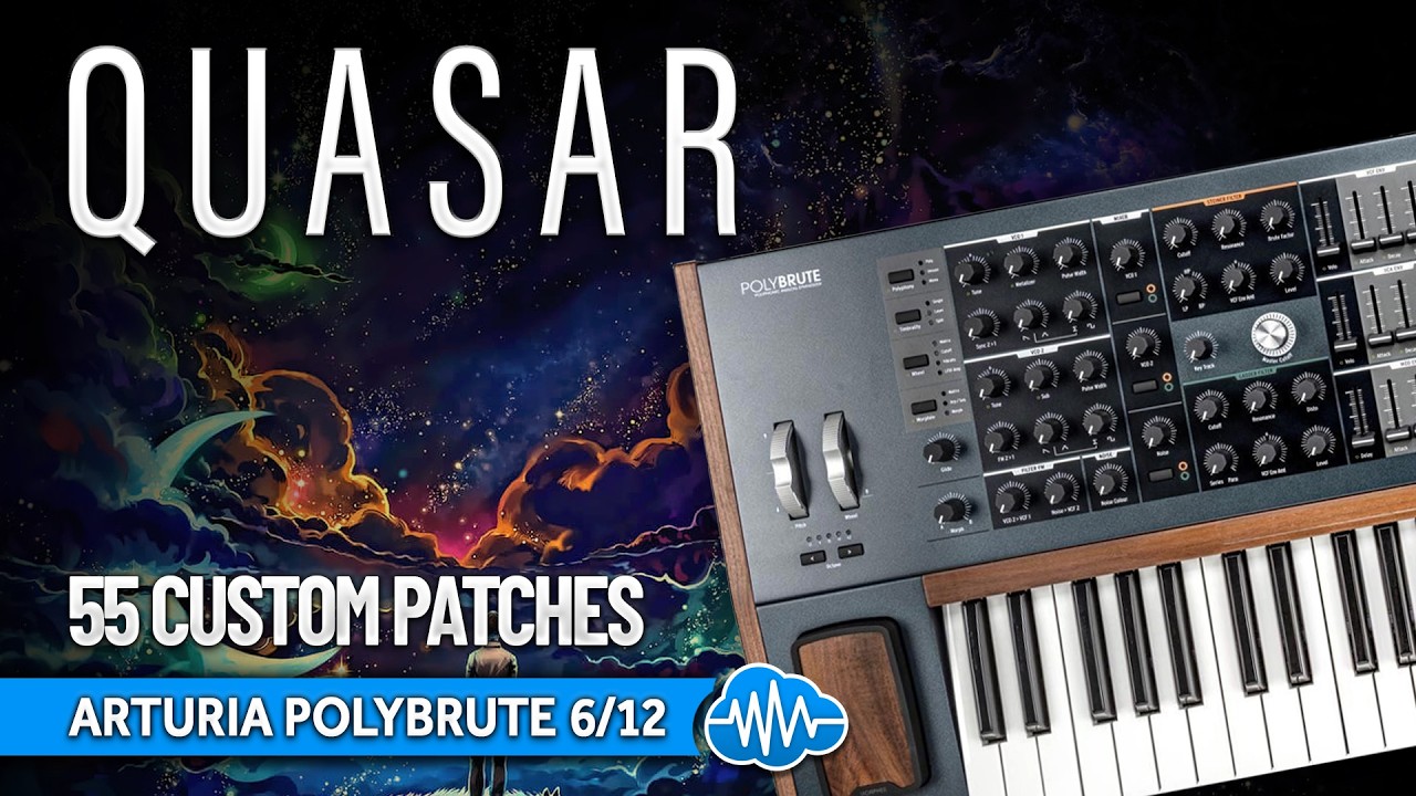 MSD014 - Quasar - Arturia PolyBrute ( 55 presets ) - Video Preview 1