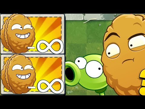 PvZ 2 Power Up INFINITE - All Plants Max Level Vs 100 Carnie Conehead Zombie - Who is best plant?