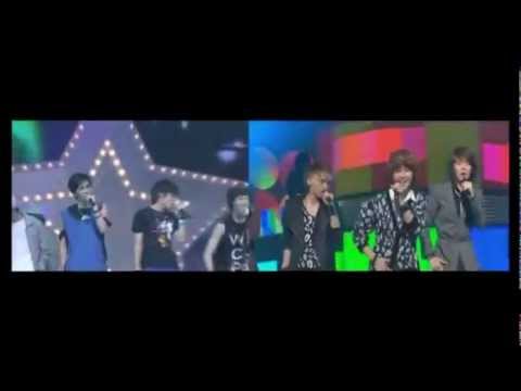 [SPLIT SCREEN] 080525 vs. 100220 SHINee Replay Live Performance