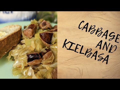 Cabbage and kielbasa for Saint Patrick's day