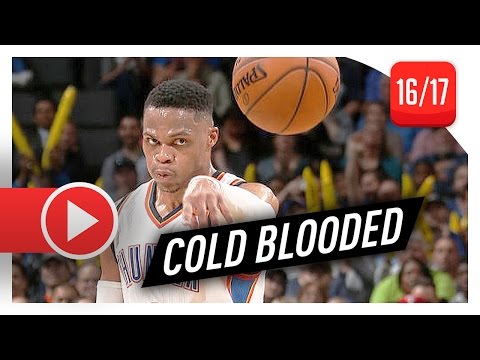 Russell Westbrook Triple-Double Highlights vs Jazz (2017.02.28) - 43 Pts, 11 Reb, 10 Ast, CLUTCH!