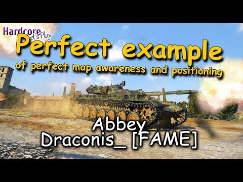 WoT: T-100 LT [FAME], perfect example of perfect map awareness and positioning, Abbey