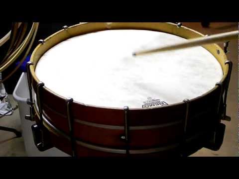 3"x15" Carl Fischer Snare with Fiberskin head