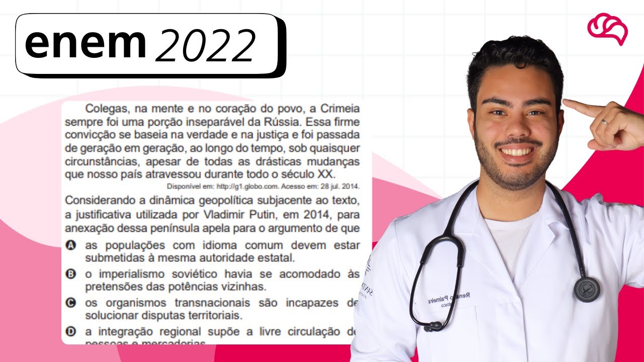 Resolução em Vídeo — Questão 69 ENEM 2022