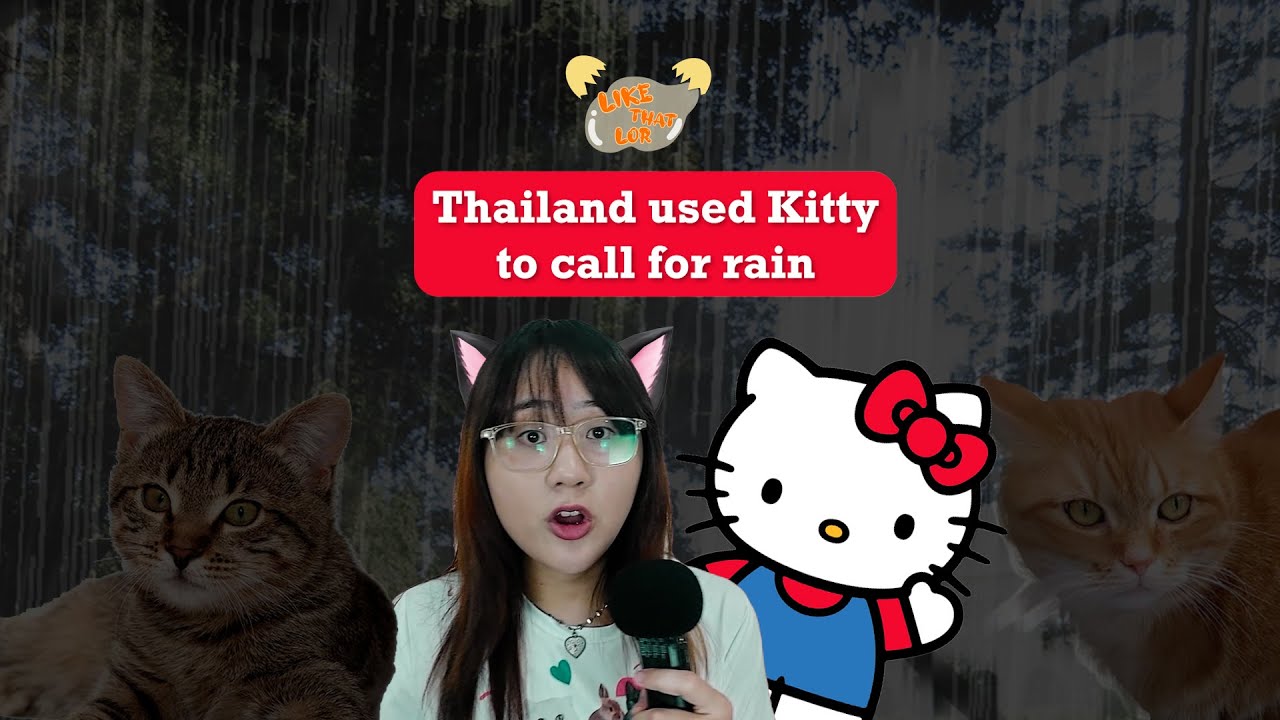 Hello Kitty used to call for rain in Thailand.