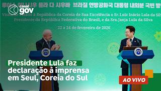 🔴 Presidente Lula faz declaração à imprensa em Seul, Coreia do Sul