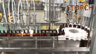 Syrup Filling Line _ Filling and Capping Machine | 40 BPM
