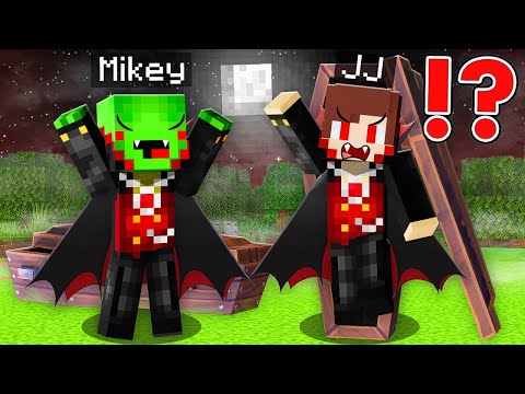 JJ And Mikey Became VAMPIRE Challenge - in Minecraft Maizen