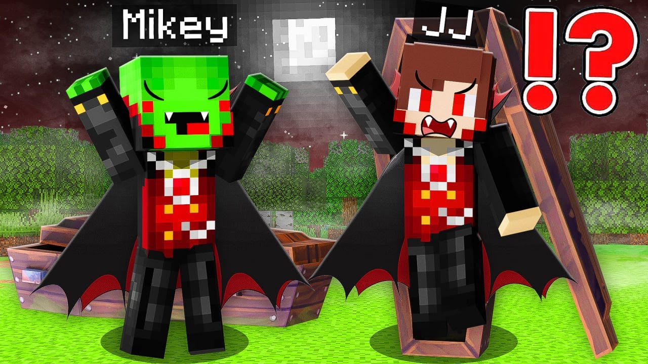 JJ And Mikey Became VAMPIRE Challenge - in Minecraft Maizen