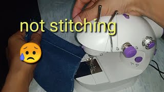 Mini Sewing Machine Not Stitching Full Tutorial