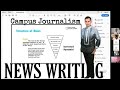 NEWS WRITING | Campus Journalism