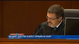 Suspected Walmart shooter appears in court Friday