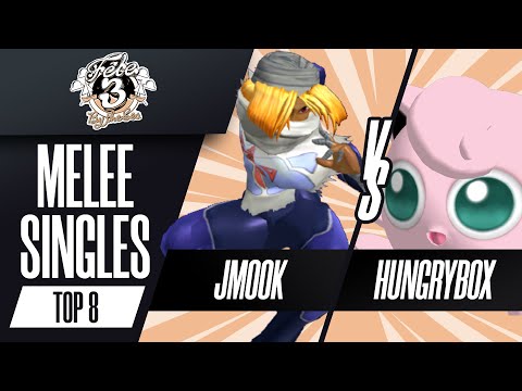 Jmook (Sheik) vs Hungrybox (Jigglypuff) - Melee Singles Top 8 Winners Finals - Fête 3: By the Sea