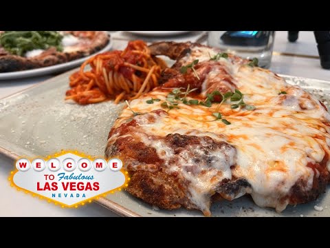 Vitela parmesão com osso na BRERA Osteria Las Vegas