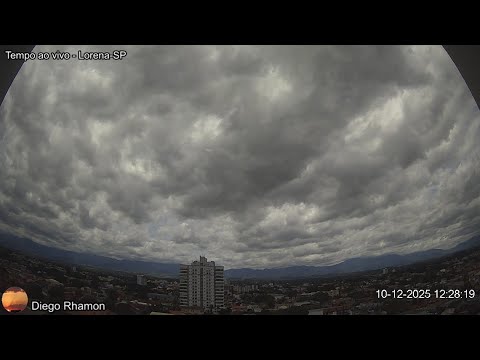 Ao vivo - Céu de Lorena-SP e Serra da Mantiqueira - 10/12/2025