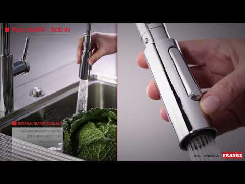 Franke Taps Pescara - Pull Down Slide In & Up Down - Deutsch