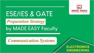 ESE/IES & GATE Preparation Strategy for Communication Systems