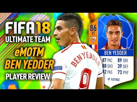 FIFA 18 eMOTM BEN YEDDER (86) PLAYER REVIEW! FIFA 18 ULTIMATE TEAM!