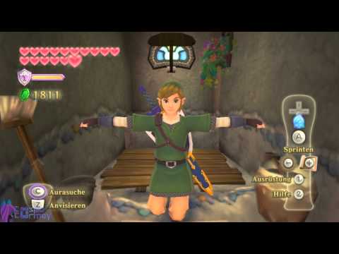 tLoZ Skyward Sword HACKED - Link thinks he's an air plane