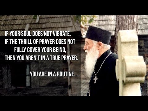 "Nu incetati sa va rugati!" (Pr. Gheorghe Calciu)