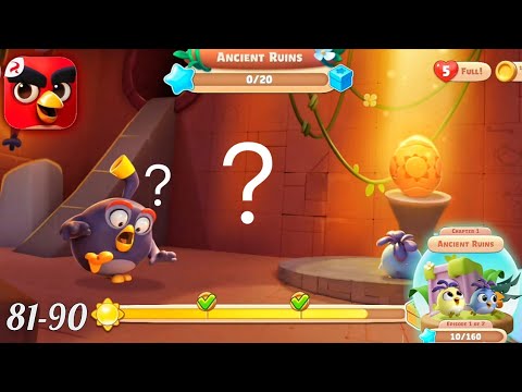 Angry Birds Journey - Ancient Ruins Level 81-90 | Angry Birds Journey Chapter 1 Gameplay