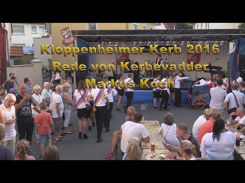 Kloppenheimer Kerb 2016 Kerberede